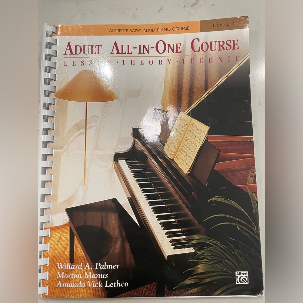 Alfred's Basic Adult All-in-One Course lv1